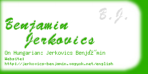 benjamin jerkovics business card